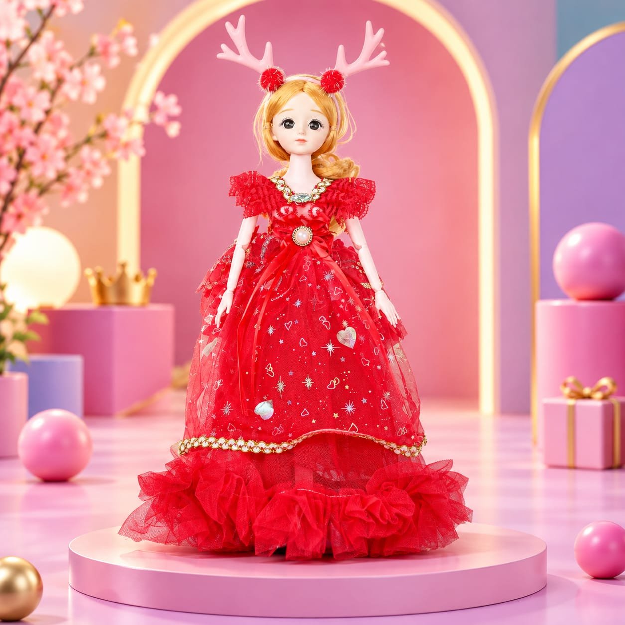 Antlers Princess Doll